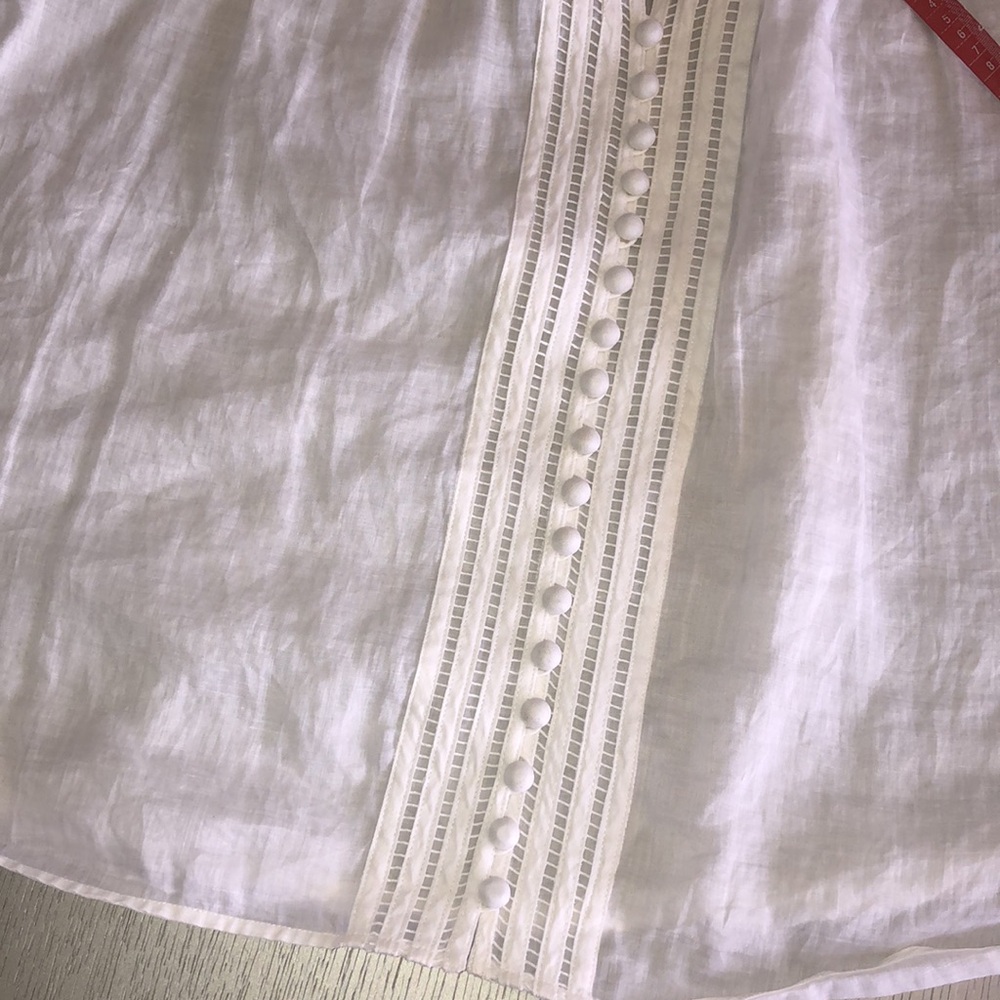 ZIMMERMAN Elegant White Blouse Size 3 - Picture 12 of 16